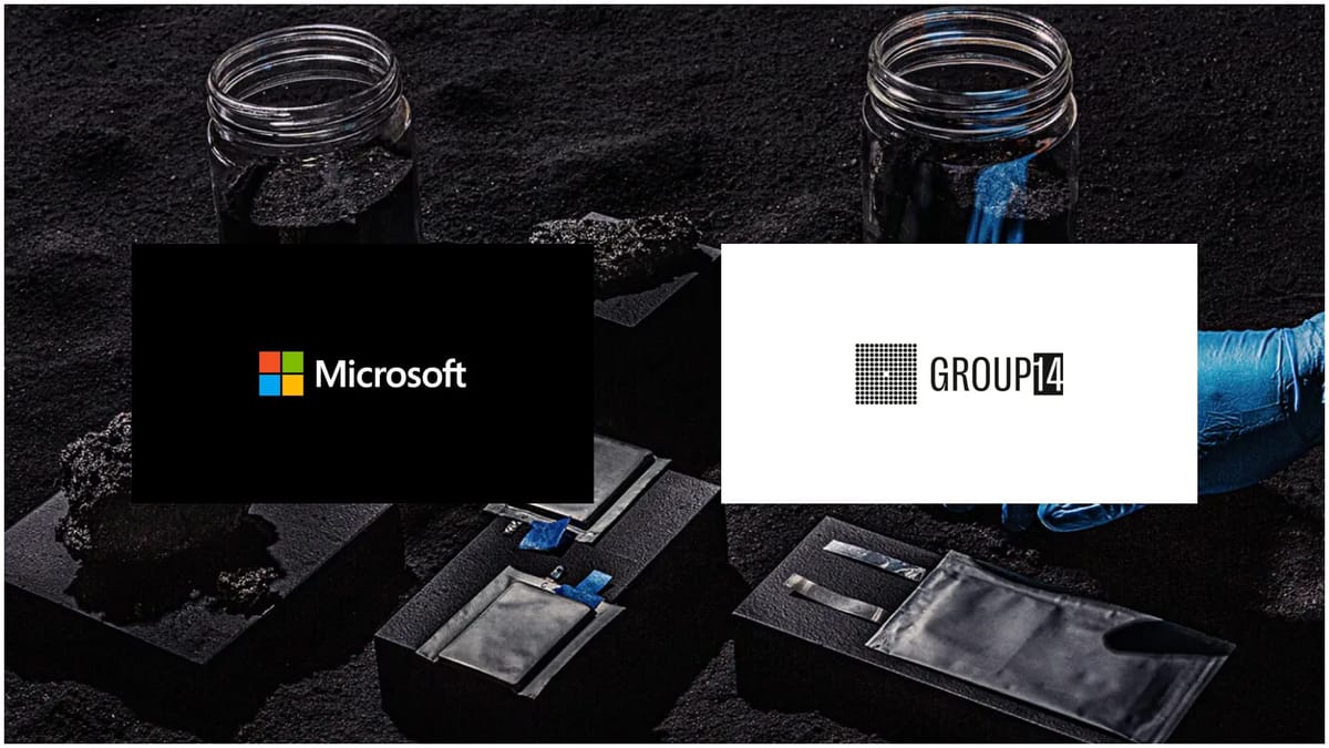 Microsoft Invests in Silicon-Battery Material Company Group14