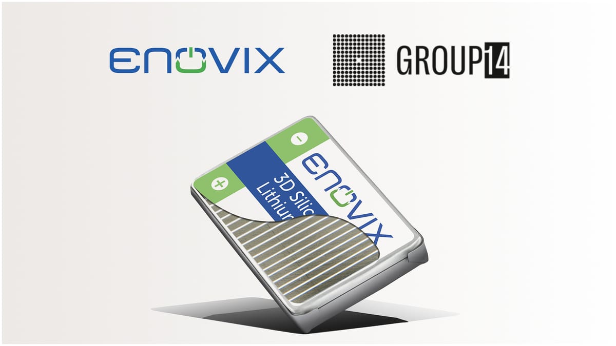 Enovix and Group14 Announce Collaboration to Develop Best-in-Class Silicon Batteries